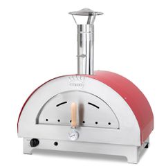 Φούρνος πίτσας υγραερίου CLEMENTINO 60x40 κόκκινος Clementi