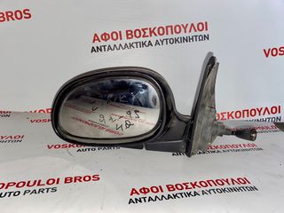 Honda Civic 4ΘΥΡΟ Καθρέπτης Αριστερά Χειροκίνητος 92-1996 Μαυρος