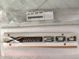 Σήμα "X DRIVE 30D" BMW X3 E87 LCI-F25-X4 F26-X5 E70