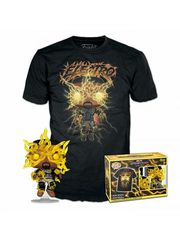 Funko Pop! Tee (Adult): Spider-Man No Way Home S3 - Electro (Glows in the Dark) Bobble-Head Vinyl Figure T-Shirt (L)