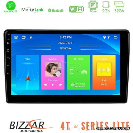Bizzar 4T Series VW Group 4Tore Android12 2+32GB Navigation Multimedia Tablet 10″