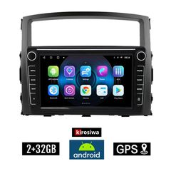 MITSUBISHI PAJERO (2006 - 2013) Android οθόνη αυτοκίνητου 2GB με GPS WI-FI (ηχοσύστημα αφής 8" ιντσών OEM Youtube Playstore MP3 USB Radio Bluetooth Mirrorlink εργοστασιακή, 4x60W, Navi)