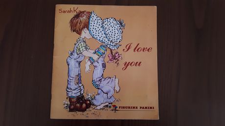 Sarra Kay: I Love You: Album με Αυτοκόλλητα της Panini, έτος 1980, Συμπληρωμένο, 164 Αυτοκόλλητα