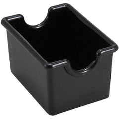 Δοχείο για στικ ζάχαρης σε χρώμα μαύρο διαστάσεων 8,5x6,5x5hcm