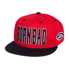 Καπέλο King Kerosin Stay Bad cap red/black