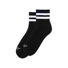 American Socks Back in black ankle high socks