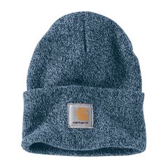 Carhartt Σκούφος Rib night blue alpine | Μπλε A18-H79
