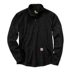 Μπλούζα Carhartt Zip Thermal shirt black | Μαύρο 104428_N04