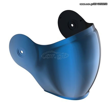 Roof visor iridium blue