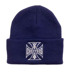 West Coast Choppers Σκούφος | WCC OG roll-up navy | MPN WCCMT134BL