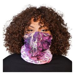 Περιλαίμιο Lethal Angel Watercolor skull tube mask purple