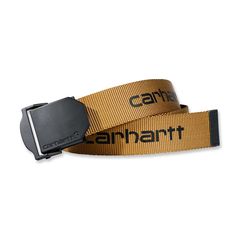 Ζώνη Carhartt Webbing belt carhartt®brown | Καφέ CH2260-221