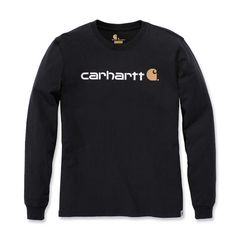 Μπλούζα Carhartt Long sleeve t-shirt Core logo black | Μαύρη | MPN 104107-BLK