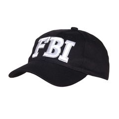 Baseball cap FBI black