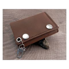 Πορτοφόλι Amigaz Vintage Brown Leather Trifold Wallet