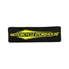 Ραφτό σήμα MCS μαύρο | Motorcycle Storehouse, logo patch. Black