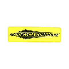 Motorcycle Storehouse, logo patch. Yellow