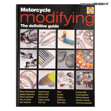 Haynes motorcycle modifying book - the definitive guide