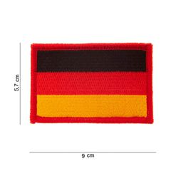 Ραφτό Σήμα PATCH FLAG GERMANY | Μαύρο - Κόκκινο - Κίτρινο