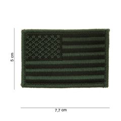 Ραφτό Σήμα PATCH FLAG USA SUBDUED | Πράσινο