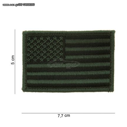 Ραφτό Σήμα PATCH FLAG USA SUBDUED | Πράσινο