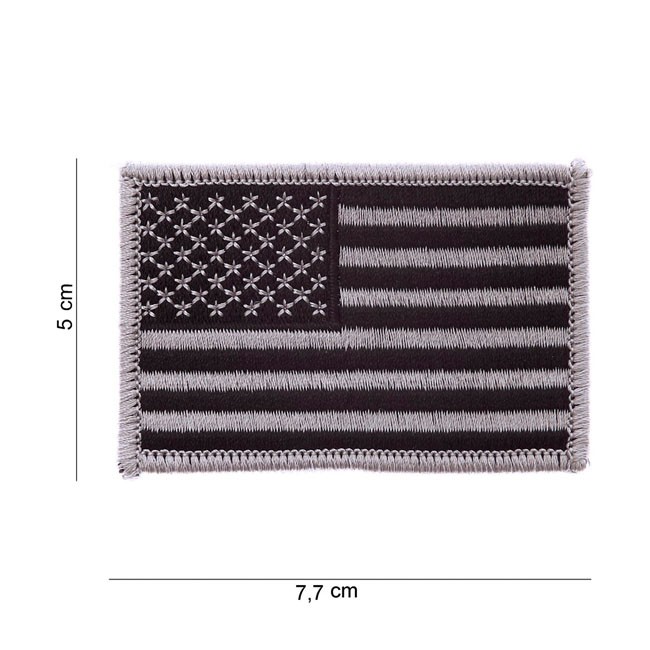 Ραφτό σήμα PATCH FLAG USA SILVER