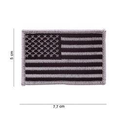 Ραφτό σήμα PATCH FLAG USA SILVER
