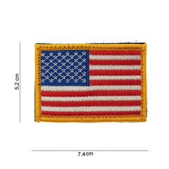 Ραφτό Σήμα με velcro | USA PATCH FLAG