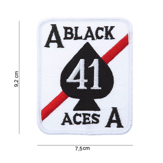 Ραφτό Σήμα " Άσος " Patch Black Aces