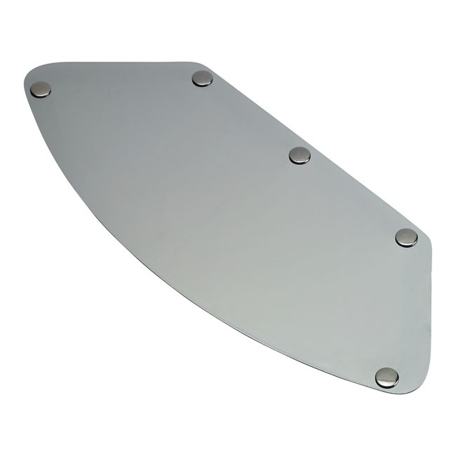 Biltwell Gringo blast shield, chrome mirror