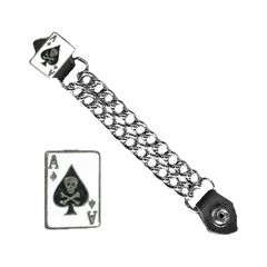 ACE OF SPADES SKULL VEST EXTENDER