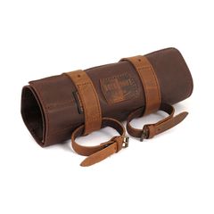 Longride, toolroll waxed cotton. Brown-thumb-1