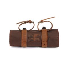 Longride, toolroll waxed cotton. Brown-thumb-2