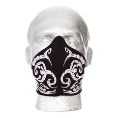 Μάσκα Αναβάτη Bandero μαύρο-ρoζ tribal | Bandero biker face mask Tribal flames pink