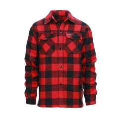 Πουκάμισο καρό Lumberjack flannel shirt checkered red/black