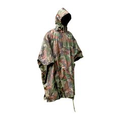 Poncho Παραλλαγής με Κουκούλα 100% αδιάβροχο FOSTEX PONCHO, CAMOUFLAGE