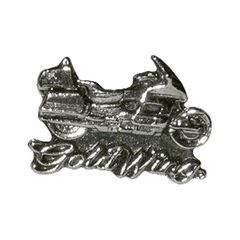 GOLDWING WITH MOTORCYCLE PIN