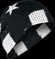 ZANheadgear Σκούφος Beanie Lined Black & White Flag | Ασπρόμαυρη Σημαία