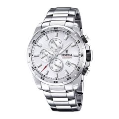 Festina Chrono Sport, Men's Chronograph Watch, Grey Silver Stainless Steel Bracelet F20463/1