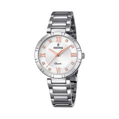 Festina Mademoiselle, Women's Watch, Grey Silver Stainless Steel Bracelet F16936/B