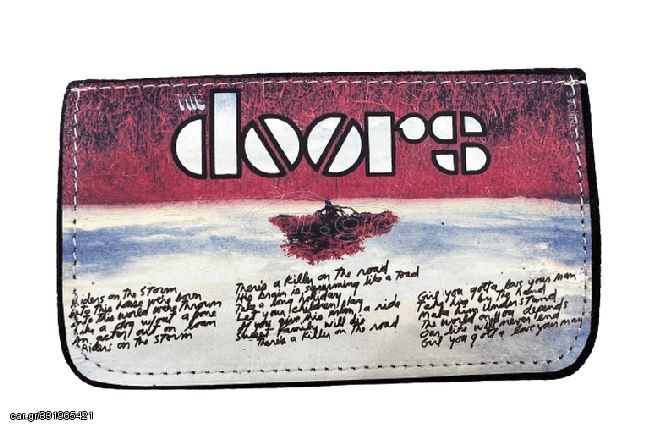 Χειροποίητη δερμάτινη καπνοθήκη The Doors