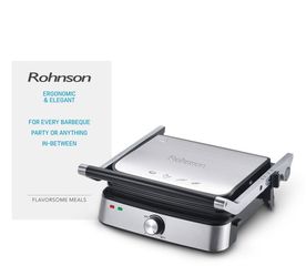 Rohnson R-2316  Inox  Τοστιέρα Γκριλιέρα 2000W