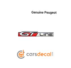 Σήμα GT Line Peugeot 2008 Γνήσιο 
