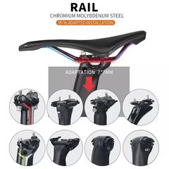 Toseek road bike seat lightweight -thumb-4