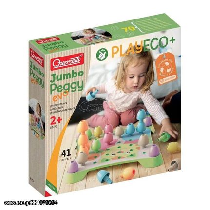 Ψηφιδωτή Κατασκευή Jumbo Peggy Evo - Quercetti Play Eco+ (82272)