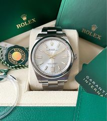 Rolex Replica Oyster Perpetual 41mm Silver-thumb-3