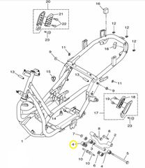 Μπρατσάκι Κινητήρα Yamaha X-MAX 125 (2AB) 2012-2013 5B2F14800000