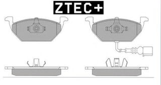 ZTEC+ Σετ τακάκια AUDI - SEAT - SKODA - VW 