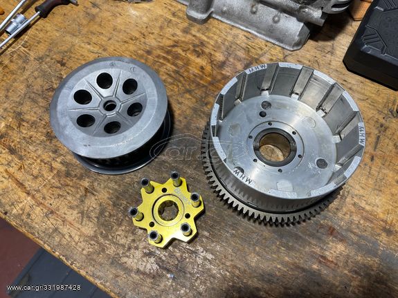 ΚΑΜΠΑΝΑ BILLET ΓΙΑ SUZUKI GSXR GSX-R HAYABUSA 1300 GEN2 ΚΟΜΠΛΕ ΜΕ ΔΑΧΤΥΛΙΔΙ BROCKS ΜΕ ΧΤΕΝΙ ΚΑΙ ΚΑΠΑΚΙ ΣΑΝ ΚΑΙΝΟΥΡΓΙΑ 