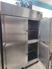 Διπλό ανοξείδωτο ψυγείο 1,40x2,00